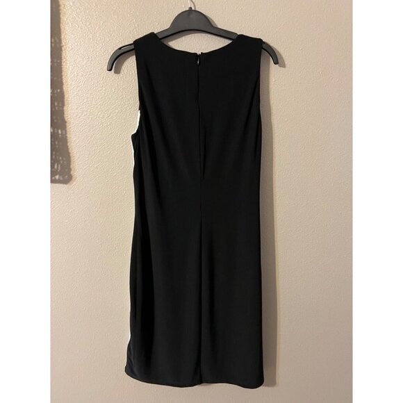 Ralph Lauren Dress Black Ivory 12 Panel Washable Stretch Career Church - Picture 6 of 6